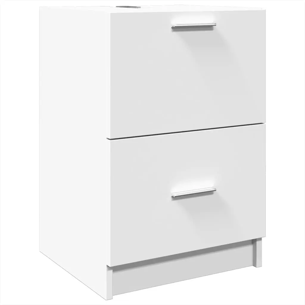 White Bathroom Vanity Unit Under Sink Cabinet