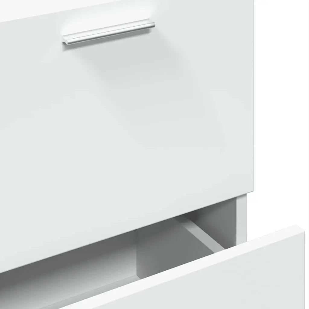 White Bathroom Vanity Unit Under Sink Cabinet
