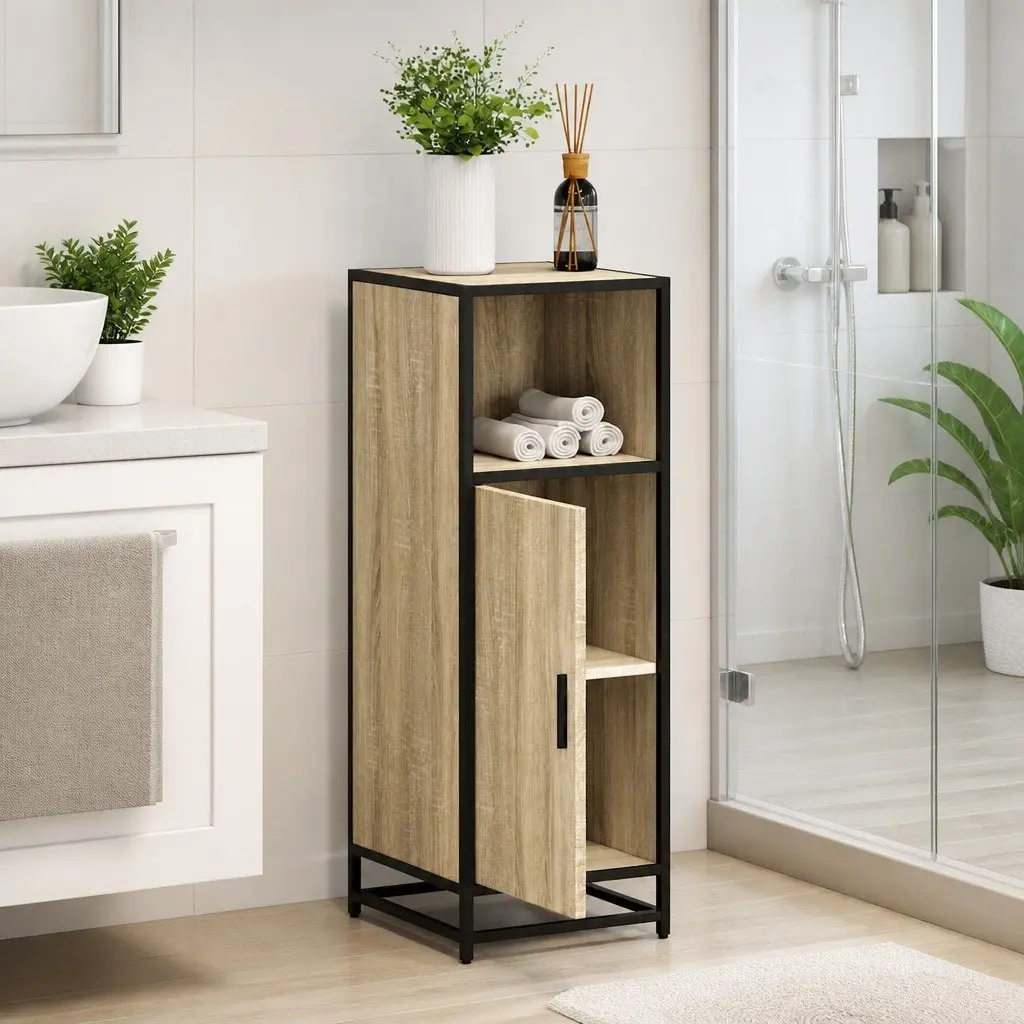 Bathroom Cabinet in Sonoma Oak Finish