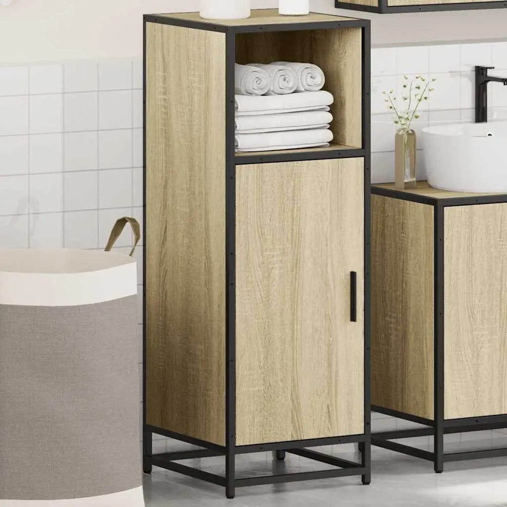 Bathroom Cabinet in Sonoma Oak Finish