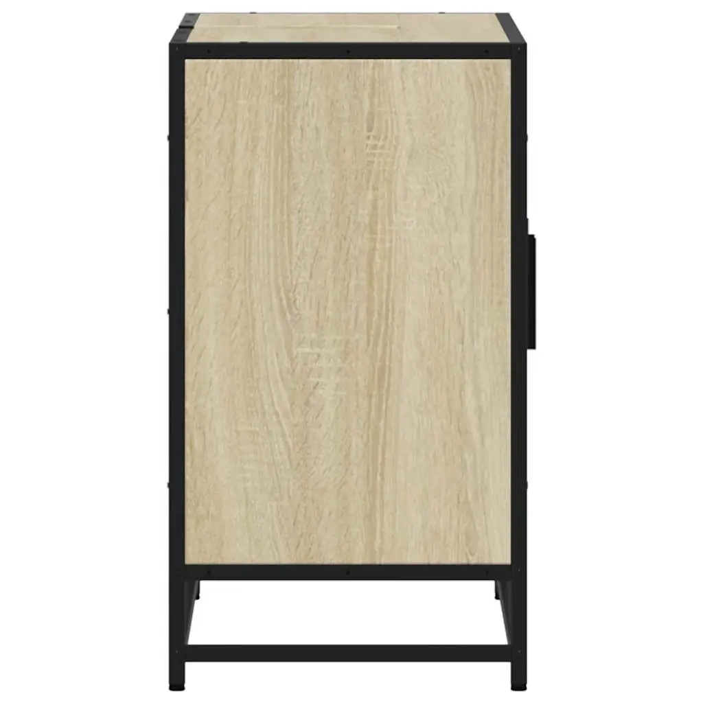Bathroom Sink Cabinet Engineered Wood 90x33x60cm Brown Sonoma Oak