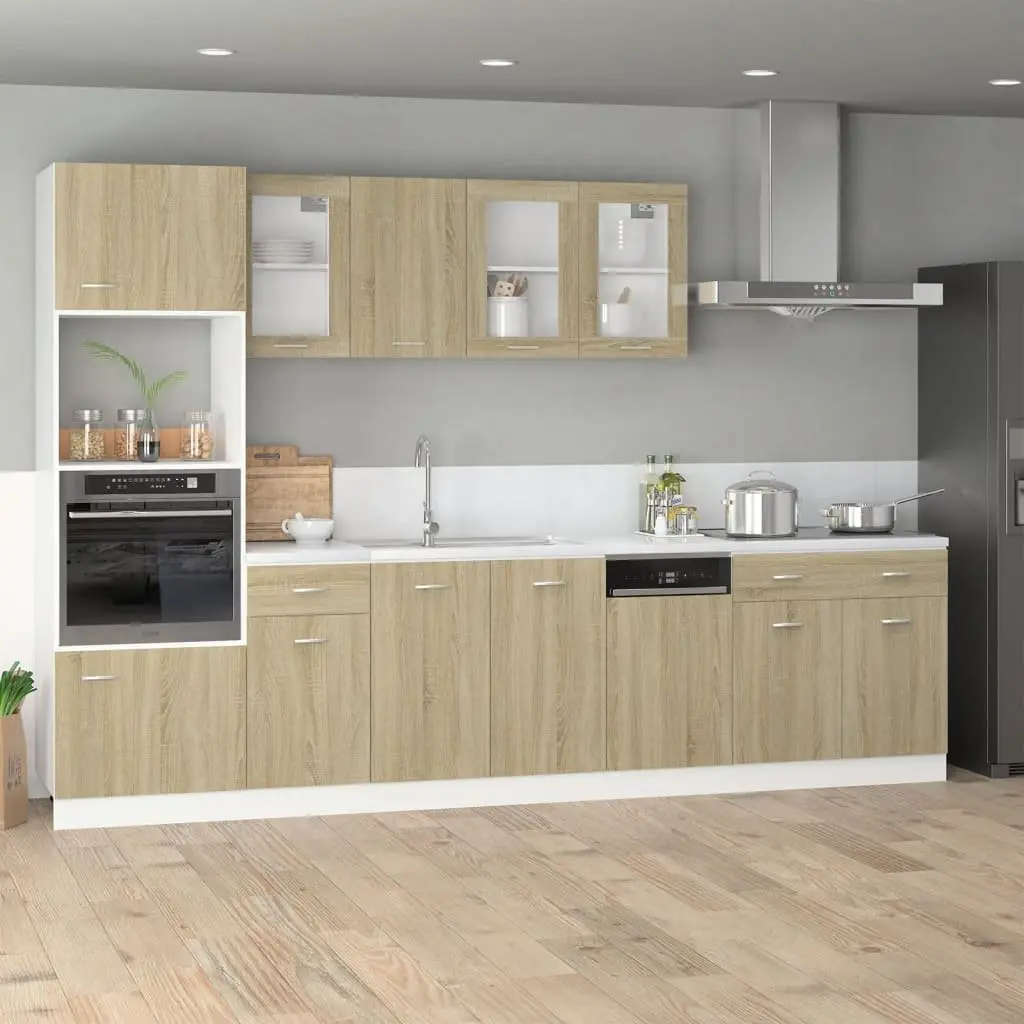 Brown Engineered Wood Kitchen Storage Drawer Bottom Cabinet