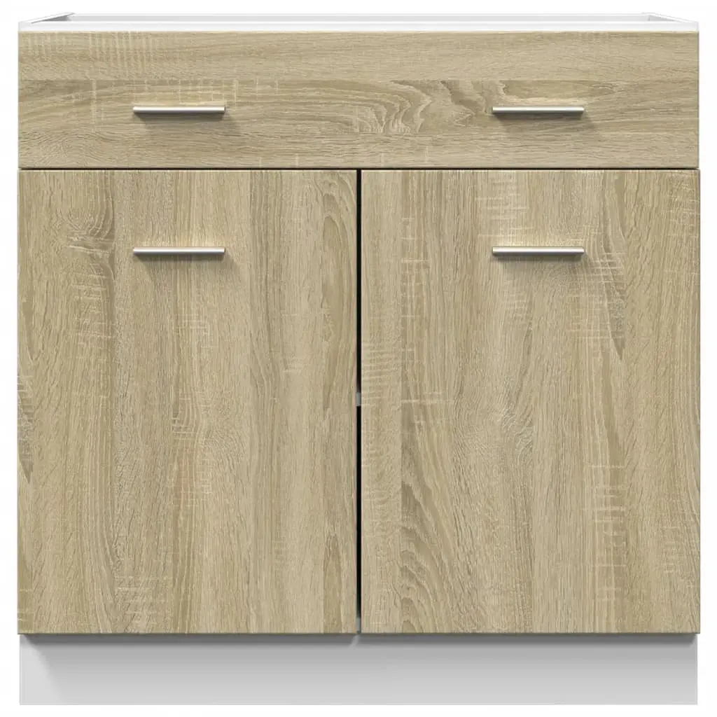 Brown Engineered Wood Kitchen Storage Drawer Bottom Cabinet