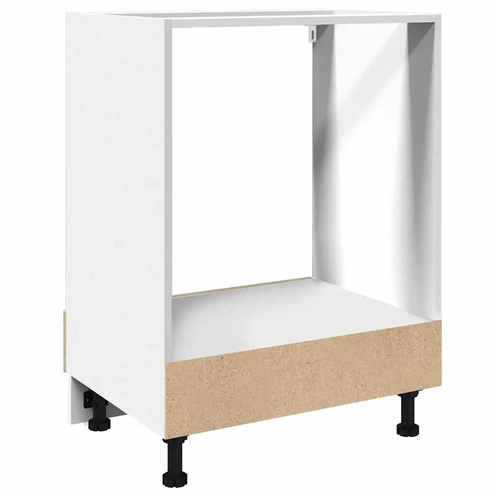 Brown Engineered Wood Oven Cabinet Storage Unit