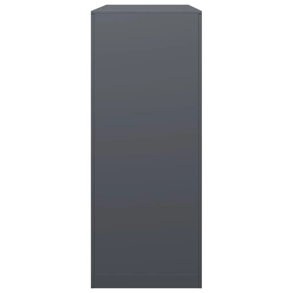 Steel Firewood Rack Storage Holder Anthracite 100x40x100cm Organizer for Home Garden