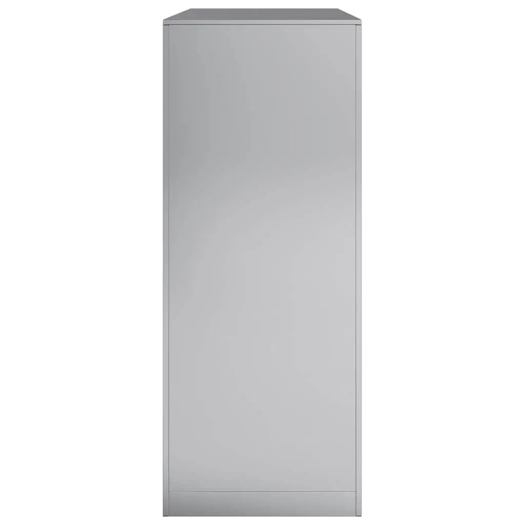 Firewood Rack Galvanised Steel 100x40x100cm Grey
