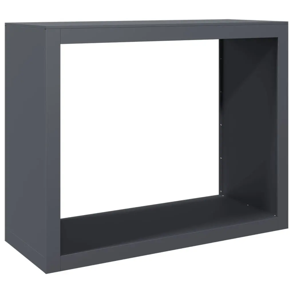 Firewood Rack Steel 100x40x80cm Anthracite