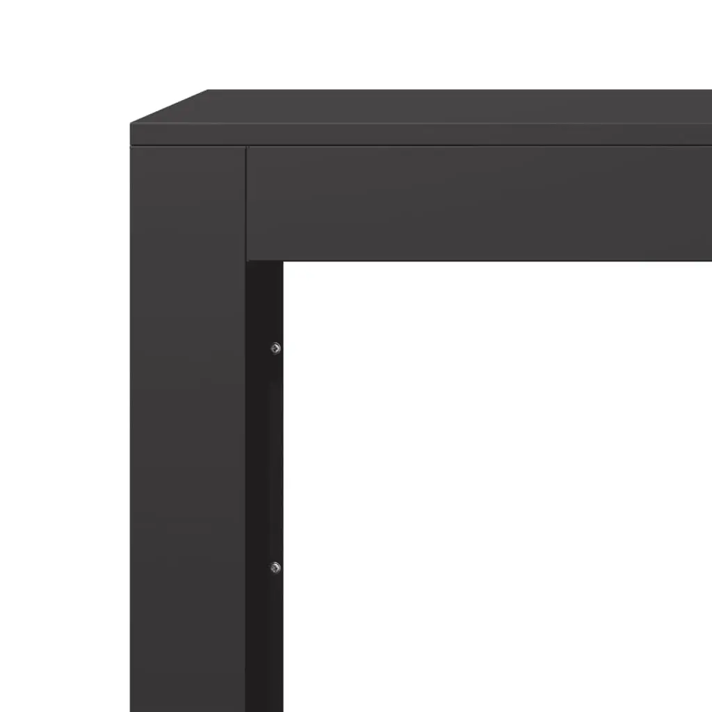 Black Steel Firewood Rack for Log Storage