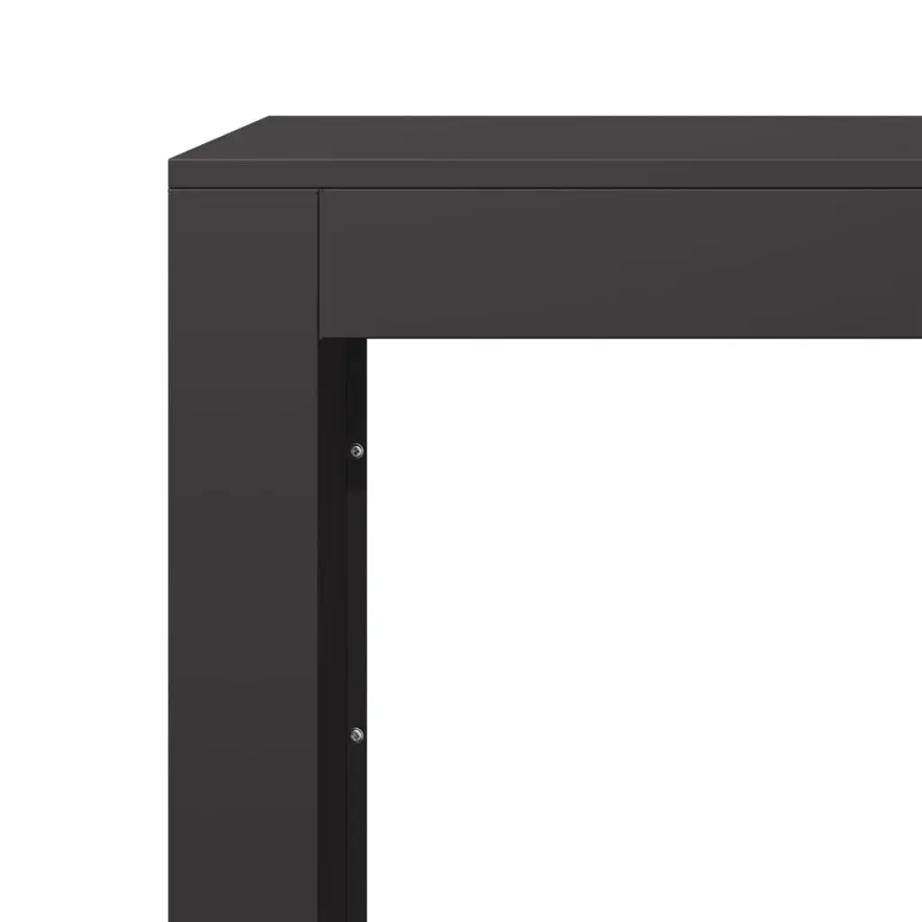 Firewood Rack Steel 60 x 40 x 80 cm Black