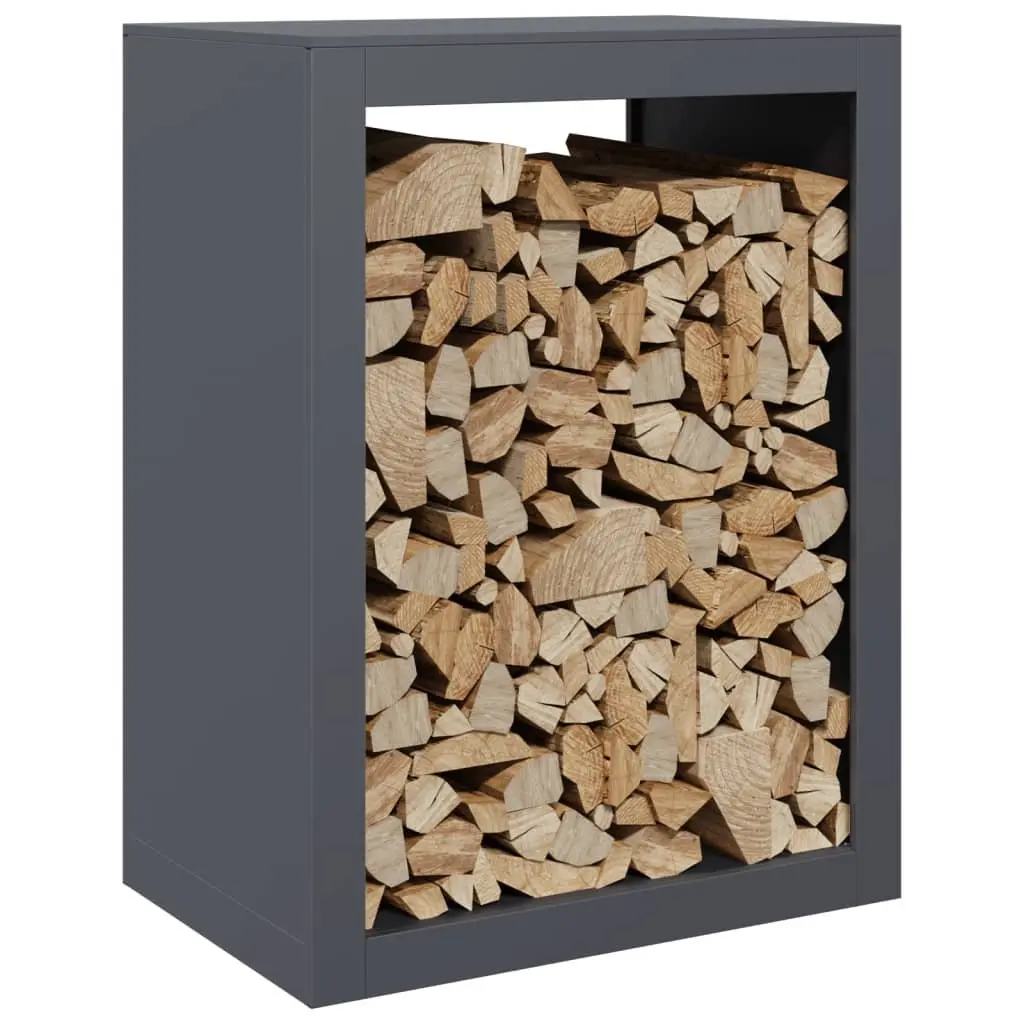 Firewood Rack Steel 60x40x80cm Anthracite