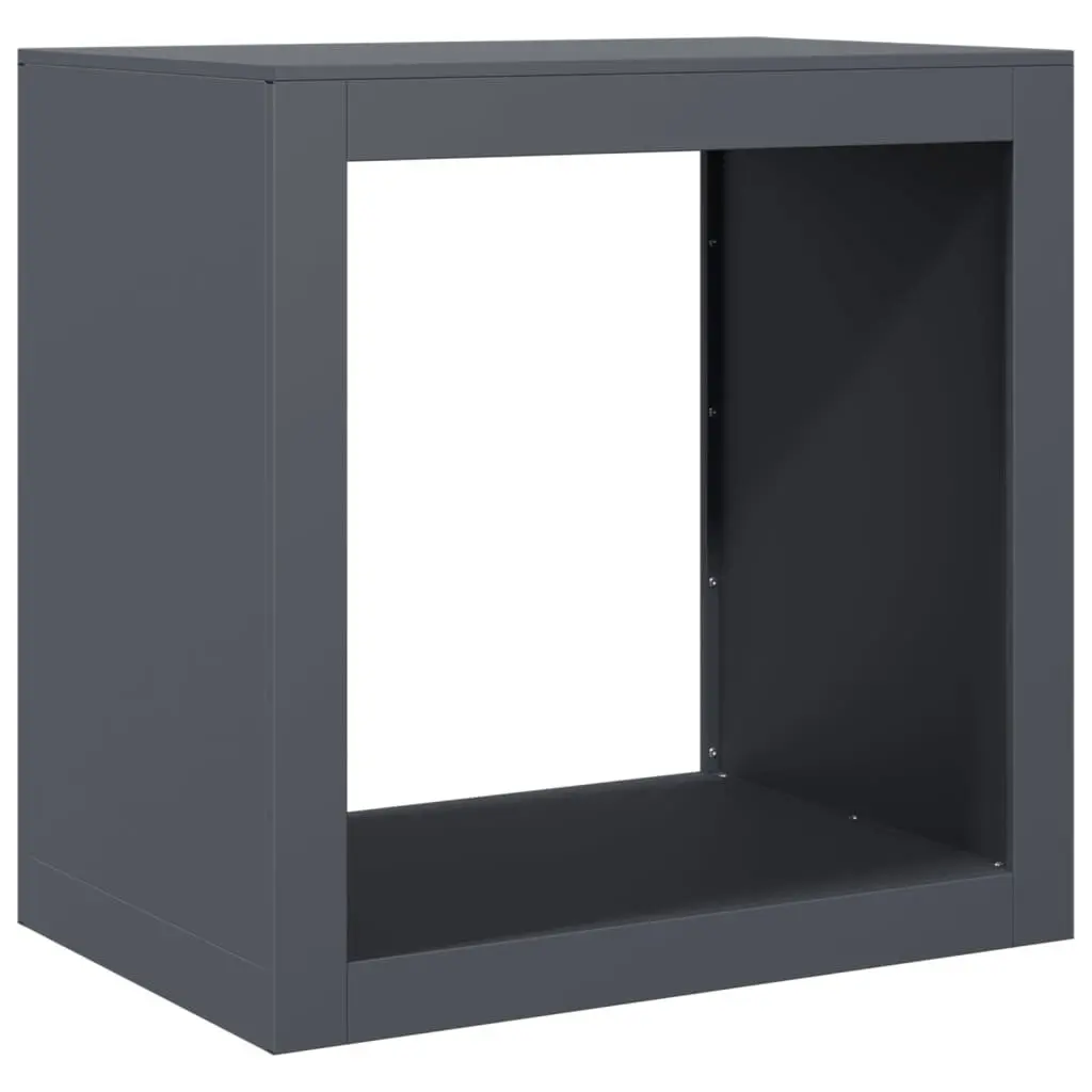 Anthracite Steel Firewood Rack for Logs