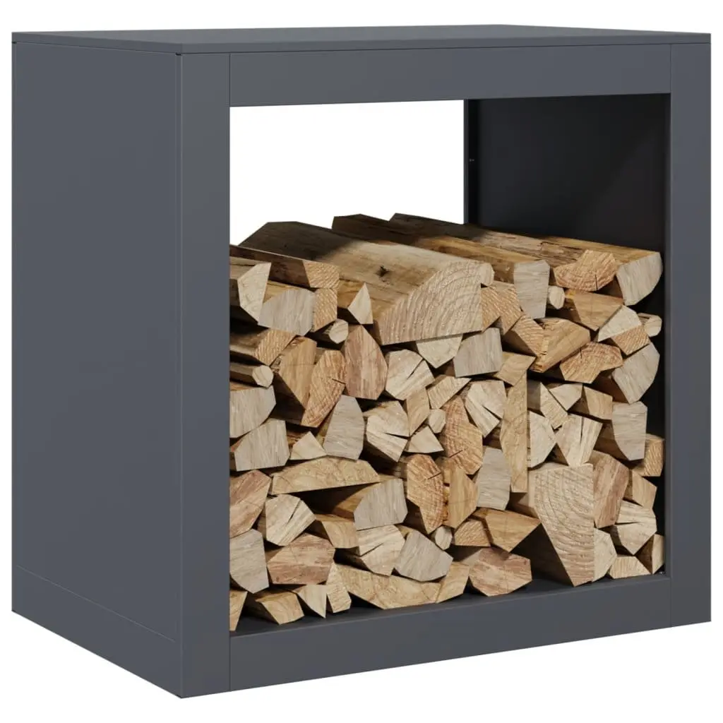 Anthracite Steel Firewood Rack for Logs