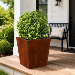 2pcs Weathering Steel Garden Planters 40x40x40cm