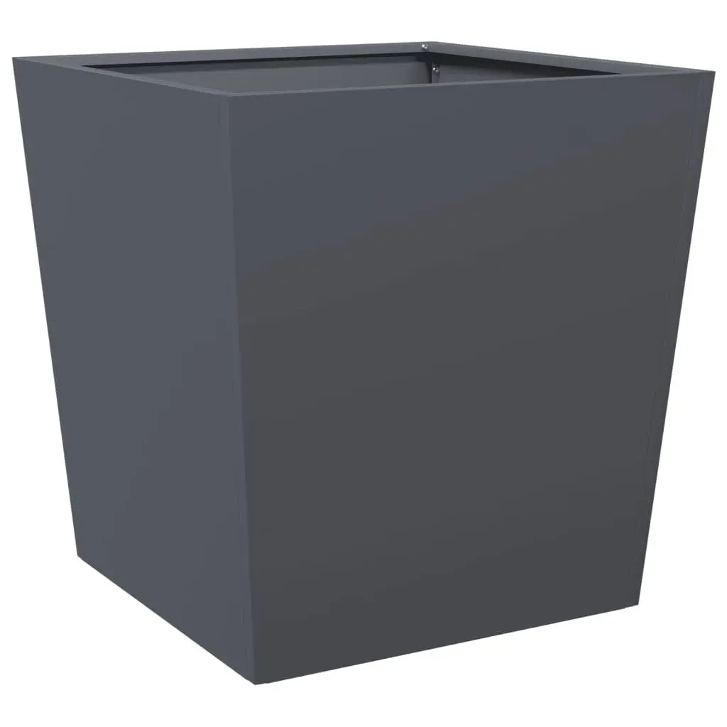 Garden Planter Steel 50x50x50 cm Anthracite
