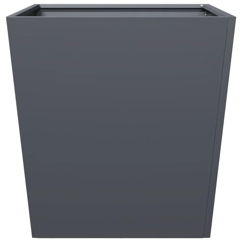 Garden Planter Steel 50x50x50 cm Anthracite