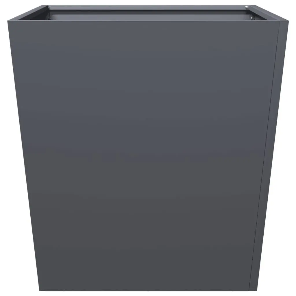 Garden Planter Steel 50x50x50 cm Anthracite
