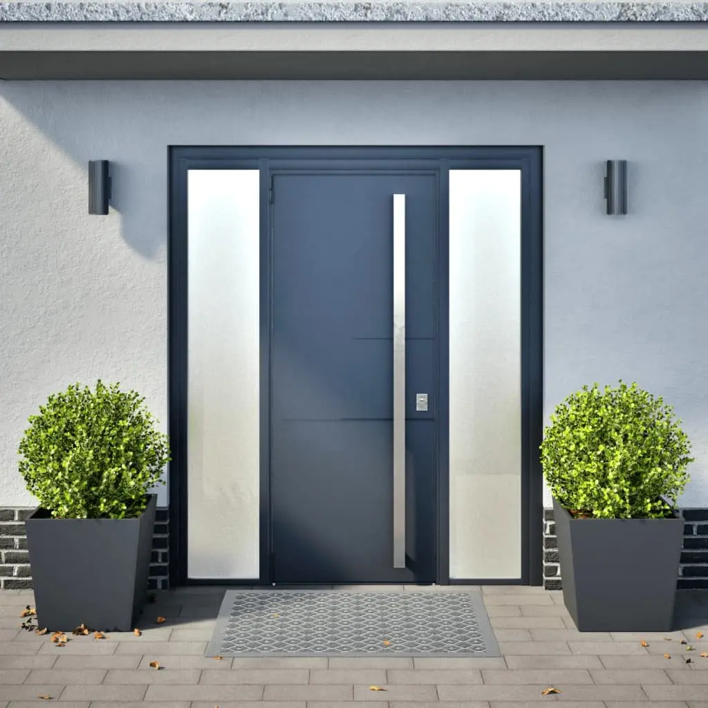 Garden Planters Steel 50x50x50 cm Anthracite 2 pcs Outdoor Planter Pot