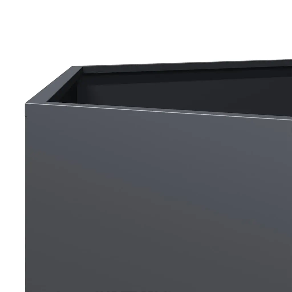 Garden Planter Steel Hexagon Raised Bed 104L x 90W x 45H cm Anthracite