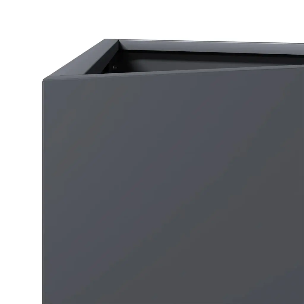 Triangular Steel Garden Planter 50x43x75cm Anthracite