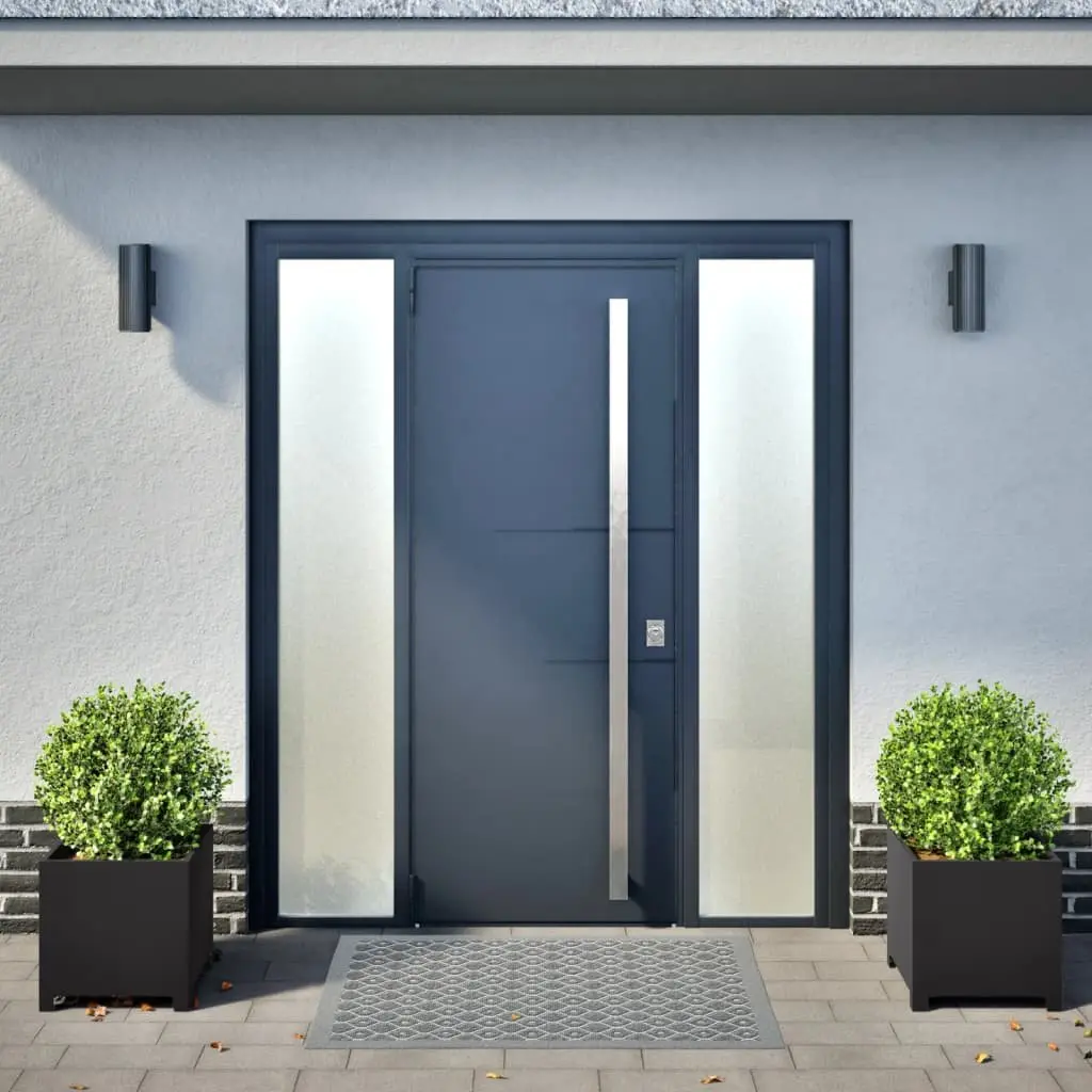 Garden Planters Steel 40x40x40 cm Black 2 Piece