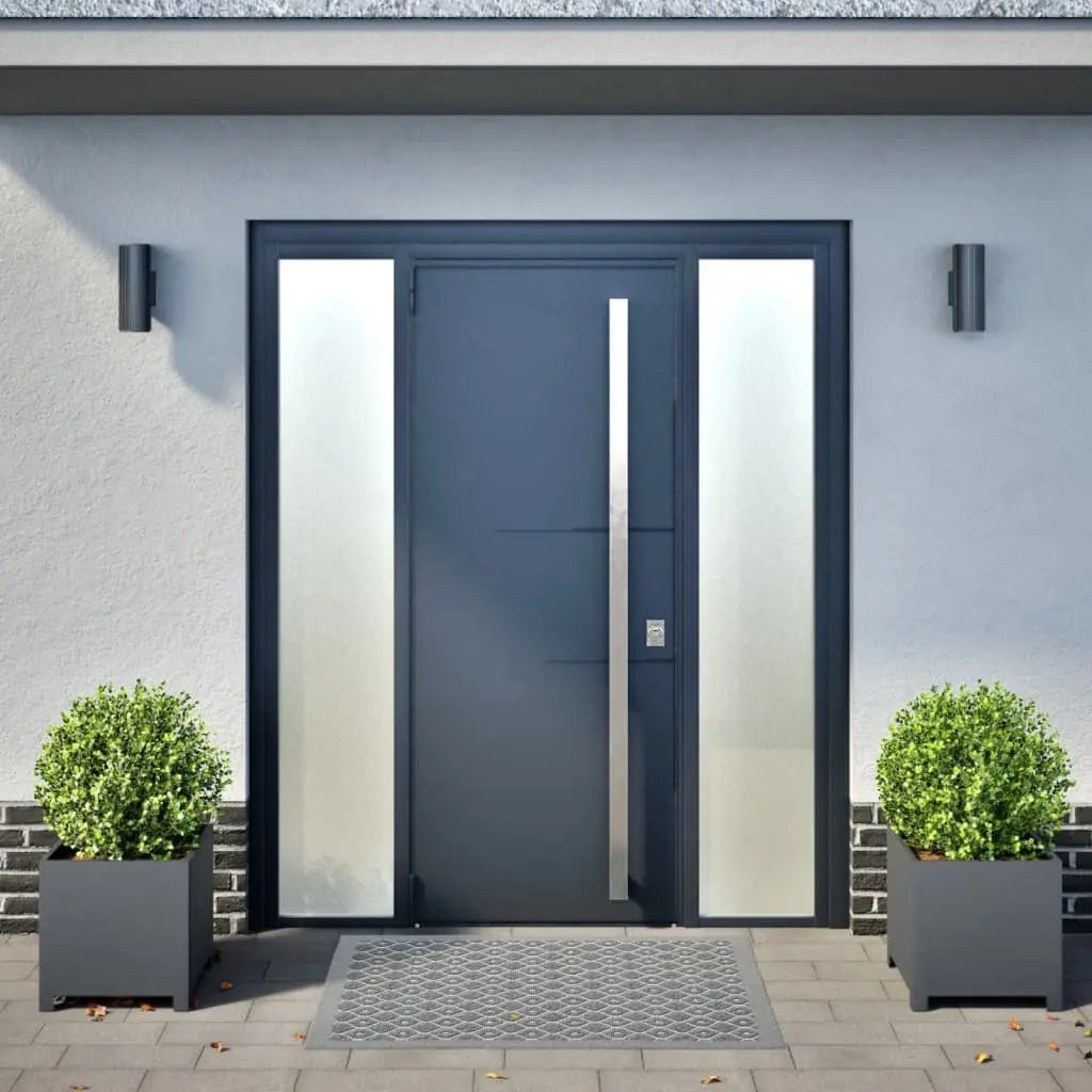 Anthracite Garden Planters 2pcs 40x40x40cm