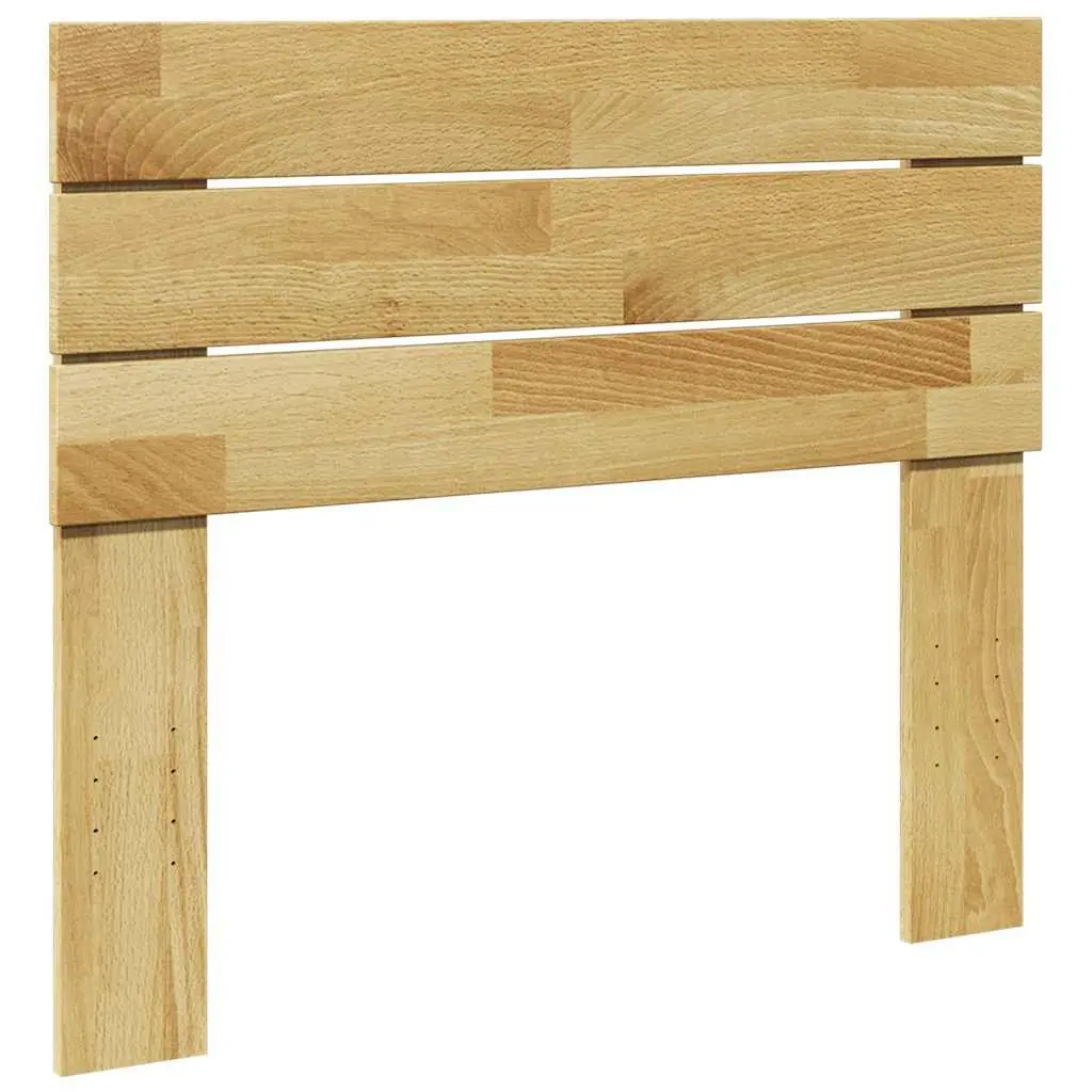 Solid Oak Wood Headboard 100 cm for Bed Support