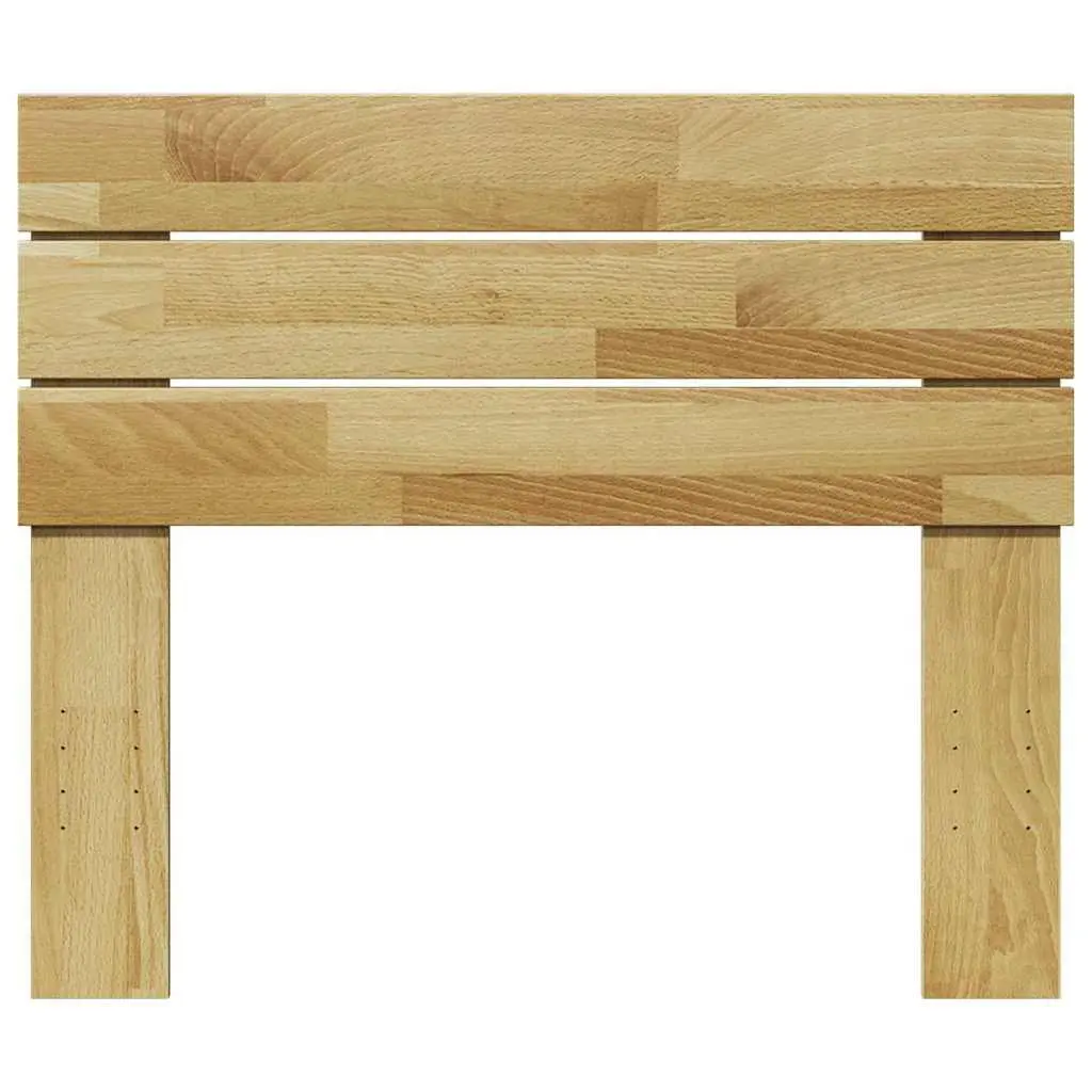 Solid Oak Wood Headboard 100 cm for Bed Support