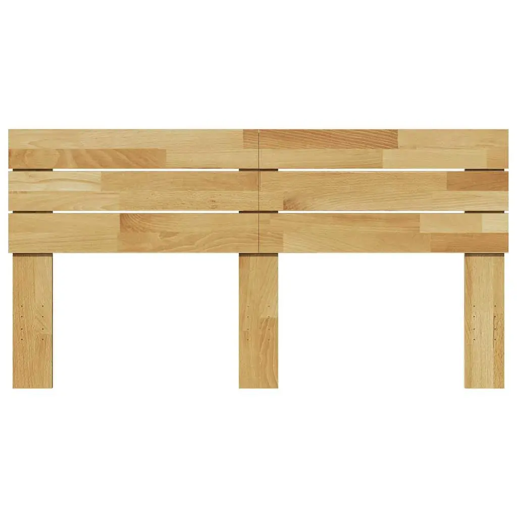 Solid Wood Oak Brown Headboard for Bed Frame