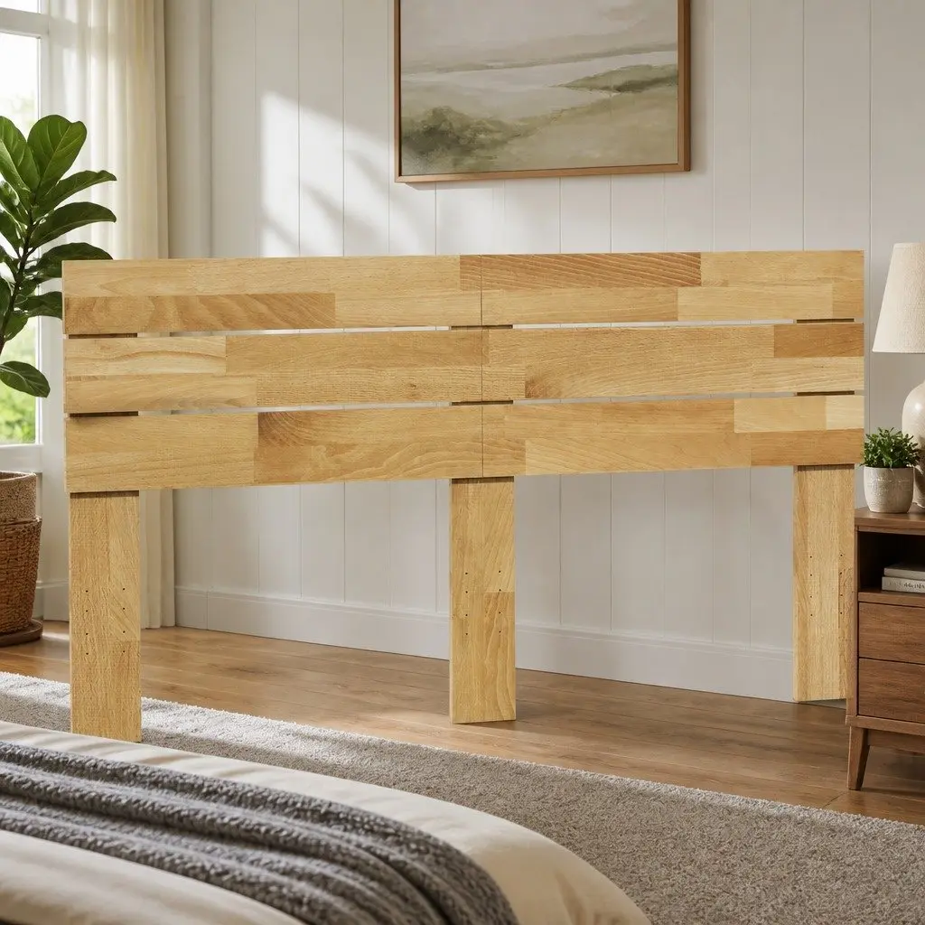 Headboard 160 cm Solid Wood Bed Frame Back Support Bedroom Furniture Brown