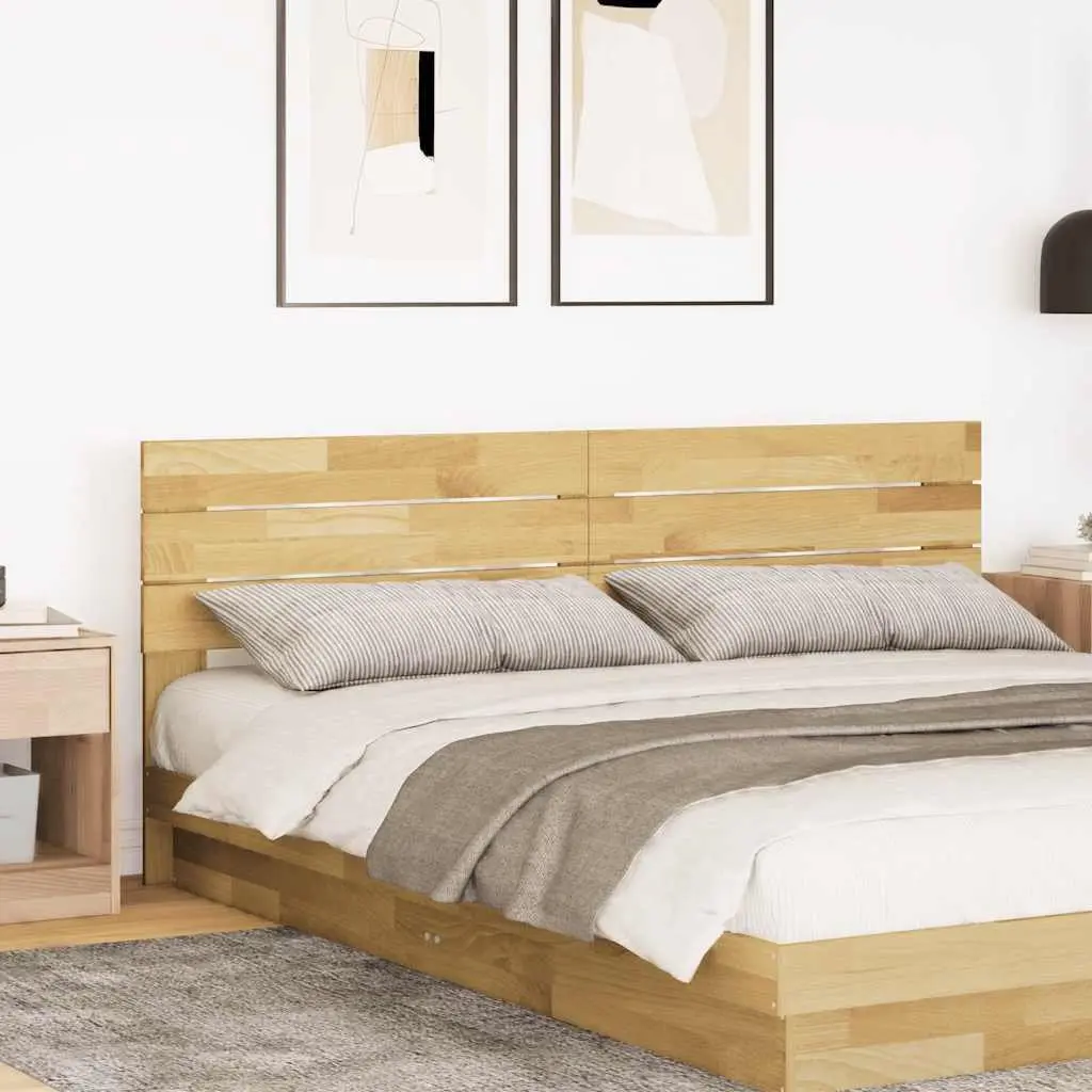 Oak Brown Headboard 180 cm for Bed Frames