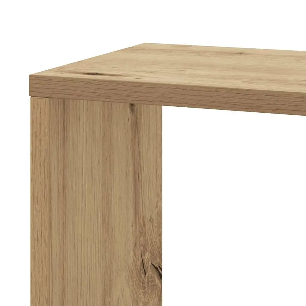 Brown Wall Corner Shelf 45x45x147cm