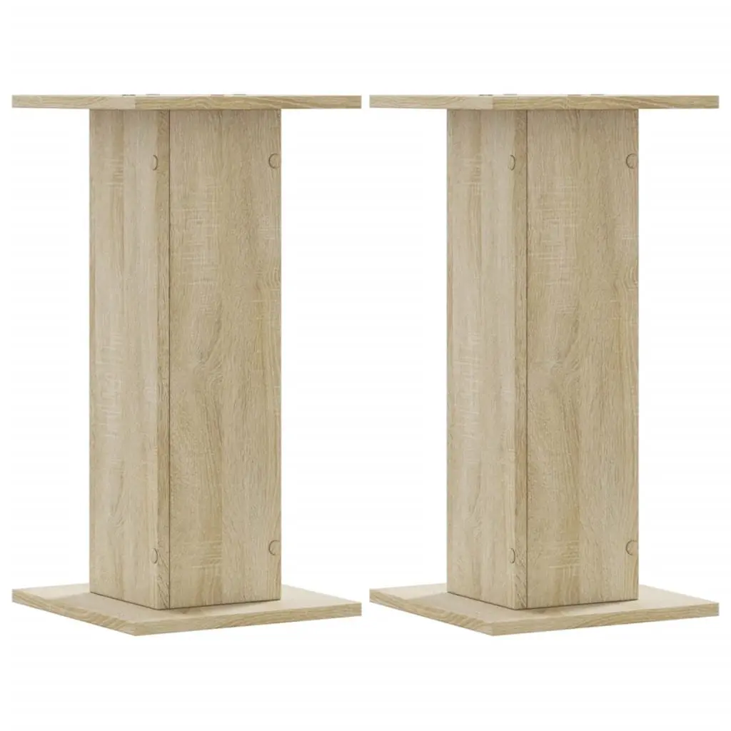 Speaker Stands 2 pcs 30x30x60 cm Brown