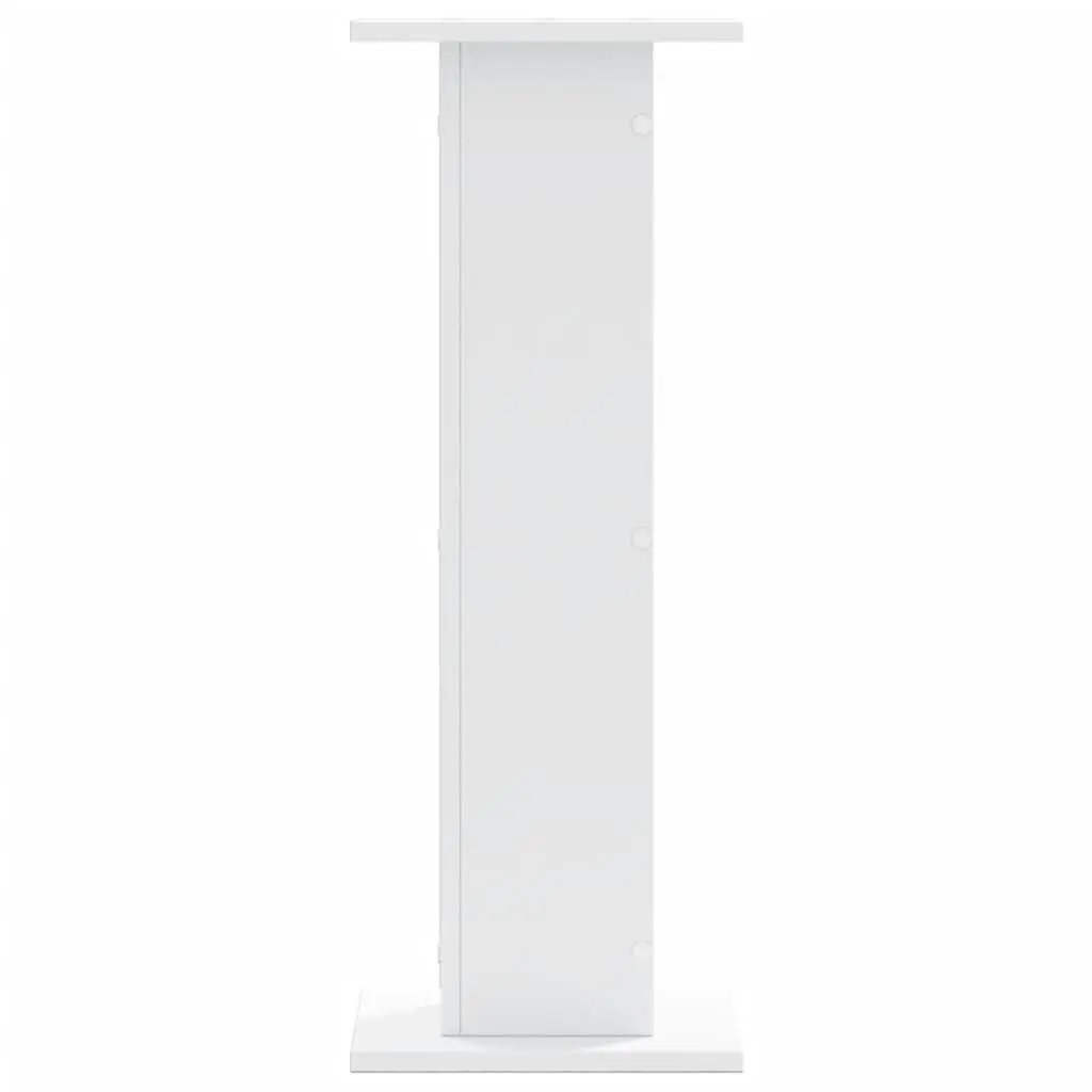 Engineered Wood Speaker Stands 2 pcs White