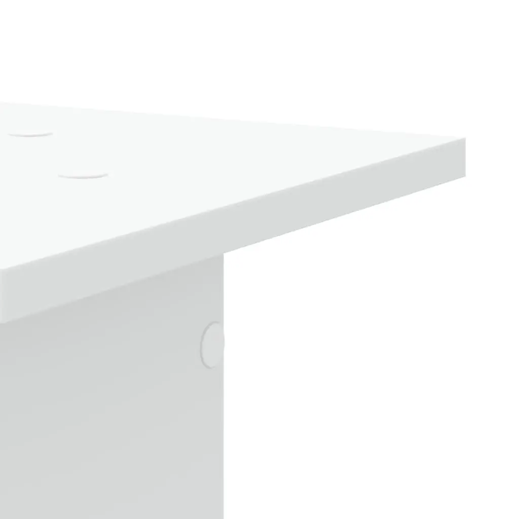 Engineered Wood Speaker Stands 2 pcs White