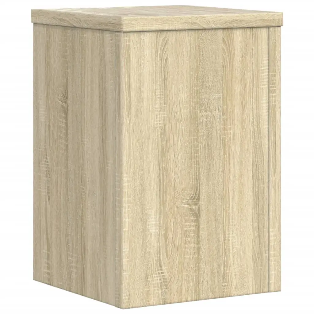2 Pack Sonoma Oak Plant Stands 25x25x35 cm
