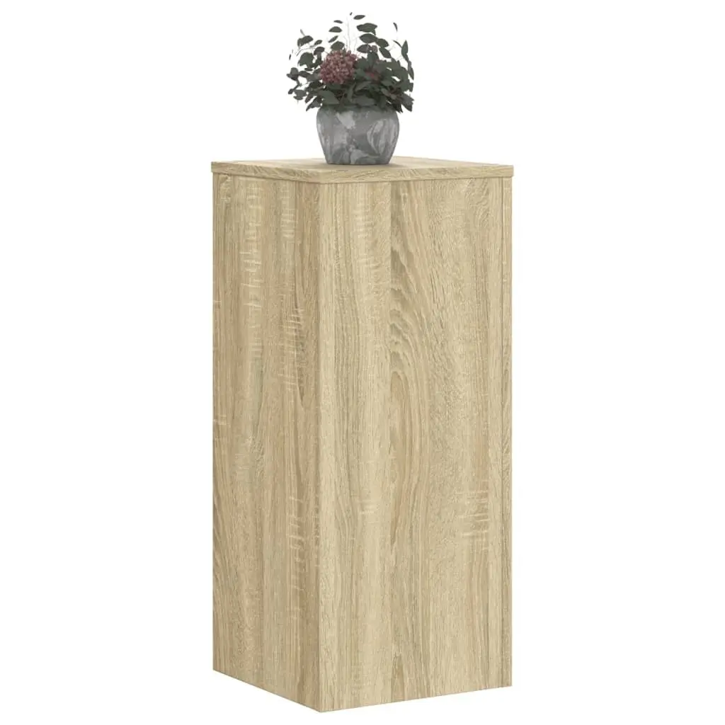 Brown Plant Stands in 2-Pack, Engineered Wood
