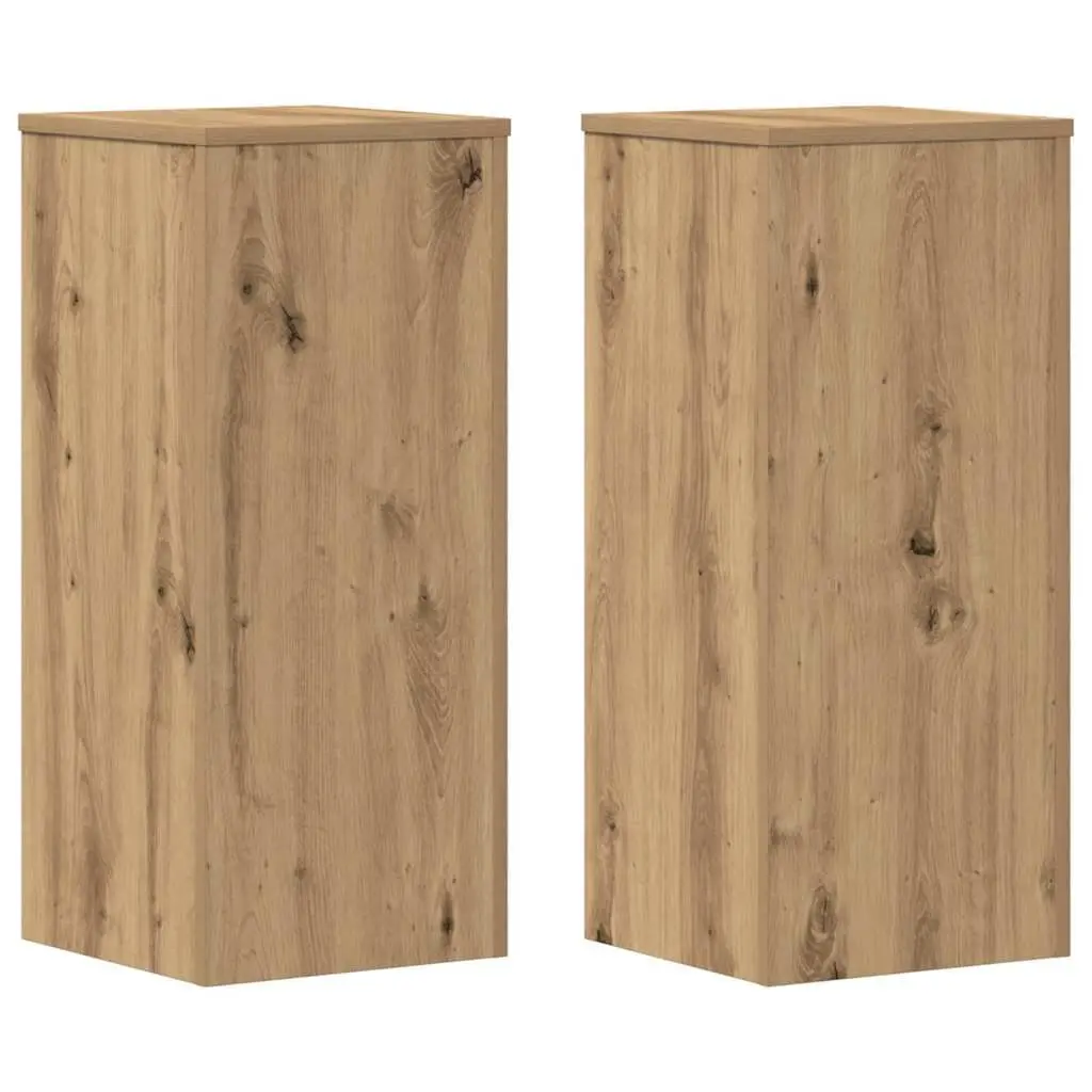 Plant Stand Engineered Wood 30x30x70 cm Brown