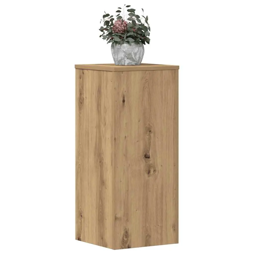 Plant Stand Engineered Wood 30x30x70 cm Brown