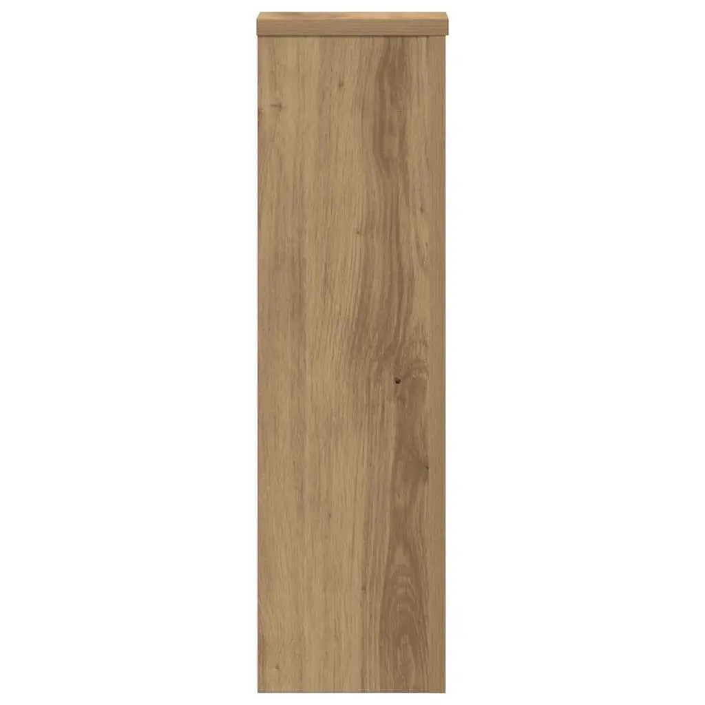 Plant Stands Engineered Wood 17x17x60 cm Brown 2 Pieces