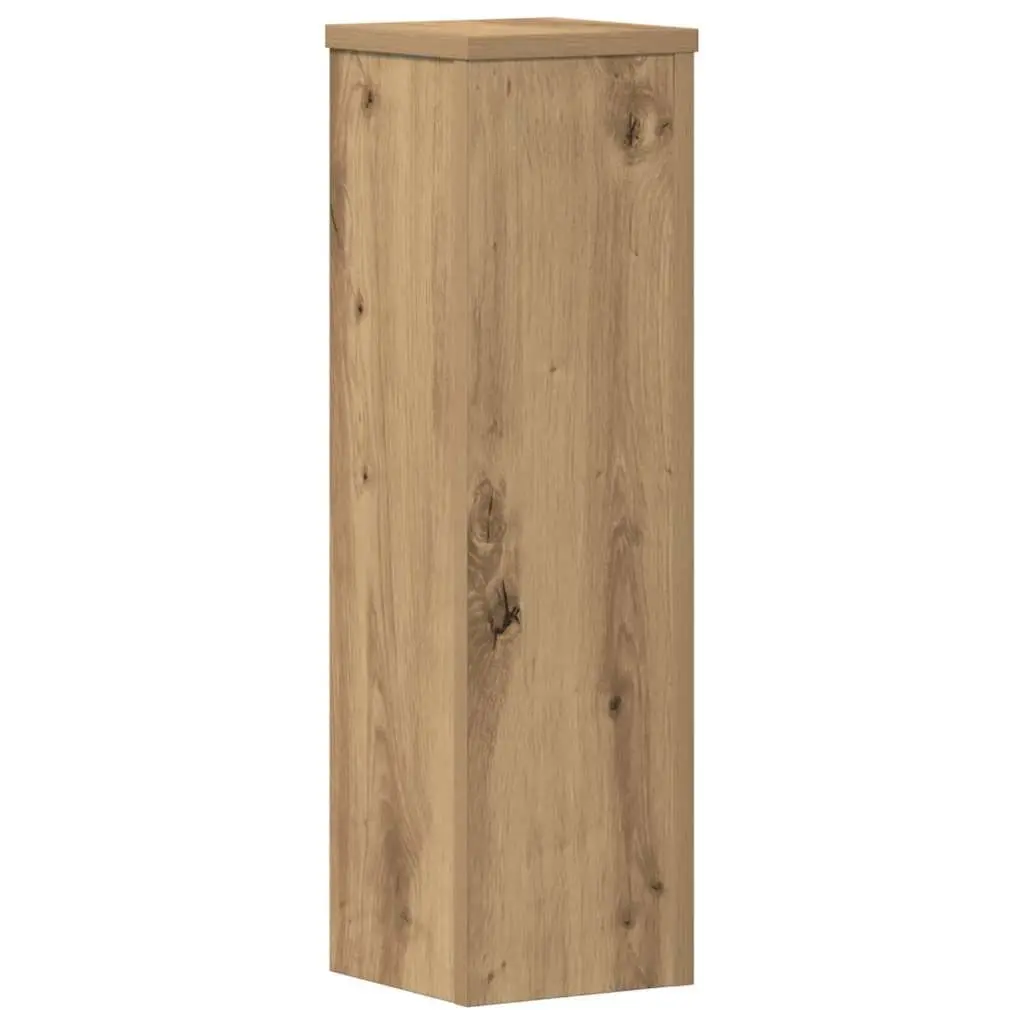 Plant Stands Engineered Wood 17x17x60 cm Brown 2 Pieces