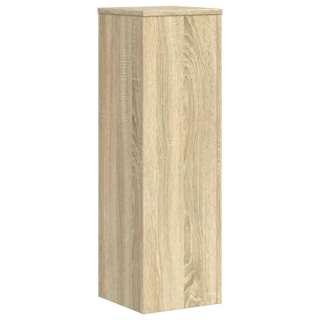 2 pcs Plant Stands Sonoma Oak 80 cm Engineered Wood