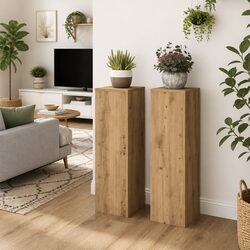 Durable Engineered Wood Plant Stands - 2 Pack