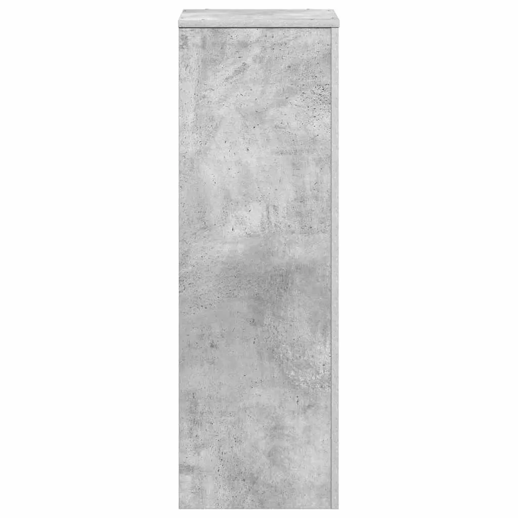 Plant Stand Concrete Grey 33x33x100cm Engineered Wood Flower Pot Display Stand