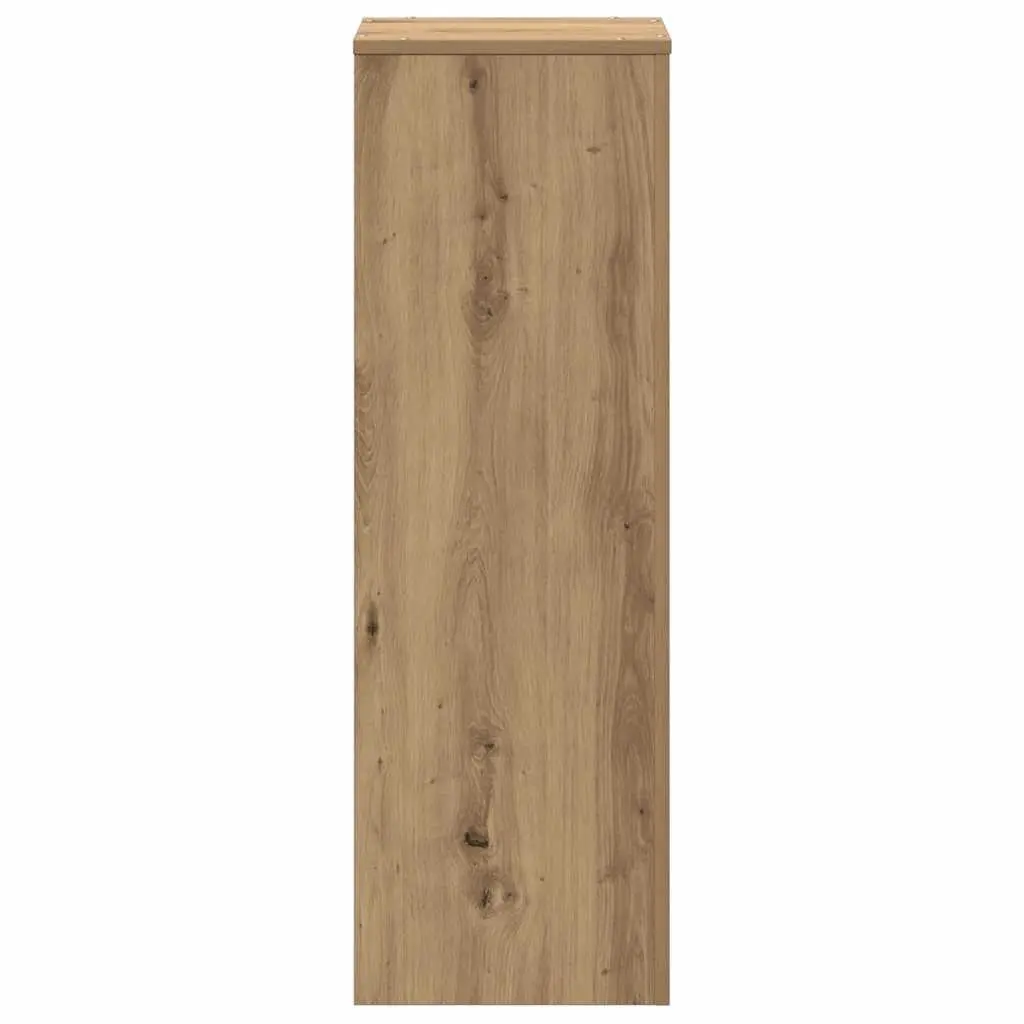 Brown Engineered Wood Plant Stand 33x33x100cm