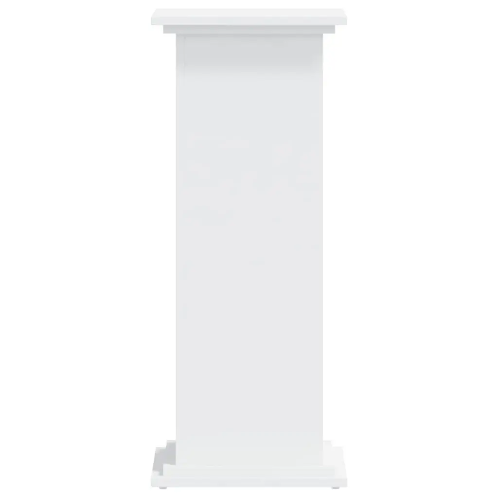 Plant Stand Engineered Wood 33x33x80 cm White