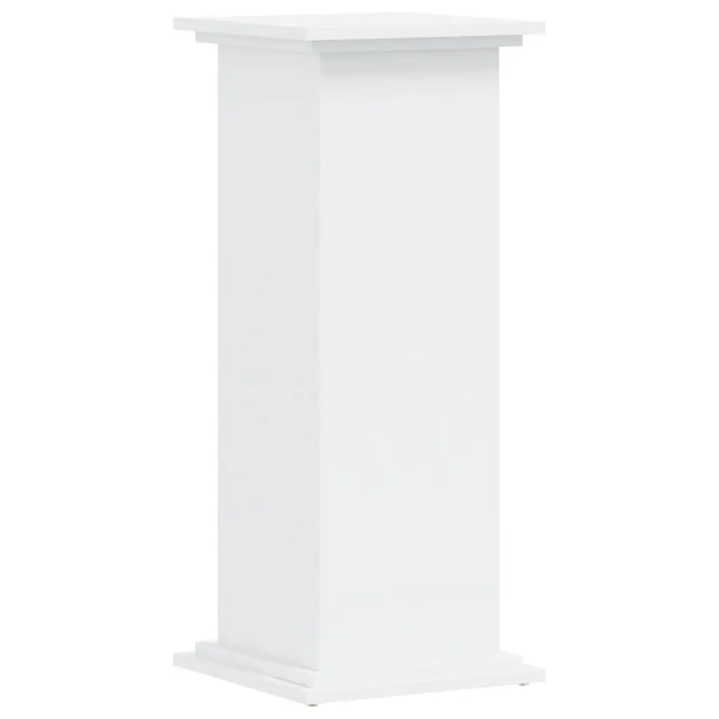 Plant Stand Engineered Wood 33x33x80 cm White