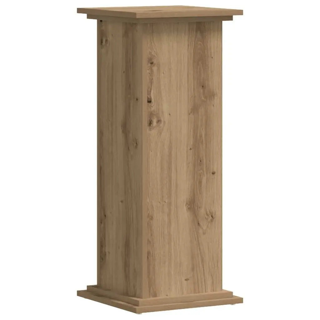 Tall Indoor Plant Stand Brown Engineered Wood 80cm x 33cm x 33cm Display for Flower Pots