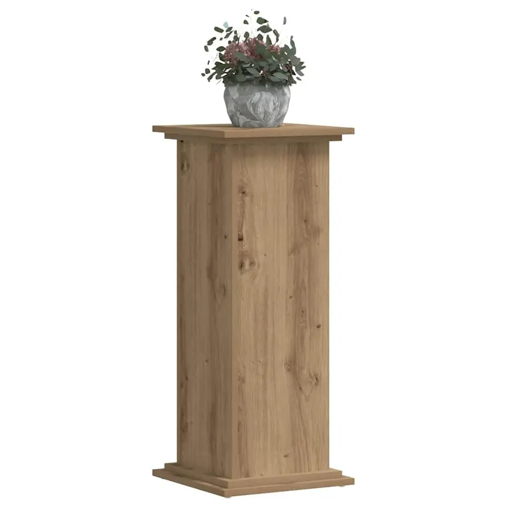 Tall Indoor Plant Stand Brown Engineered Wood 80cm x 33cm x 33cm Display for Flower Pots
