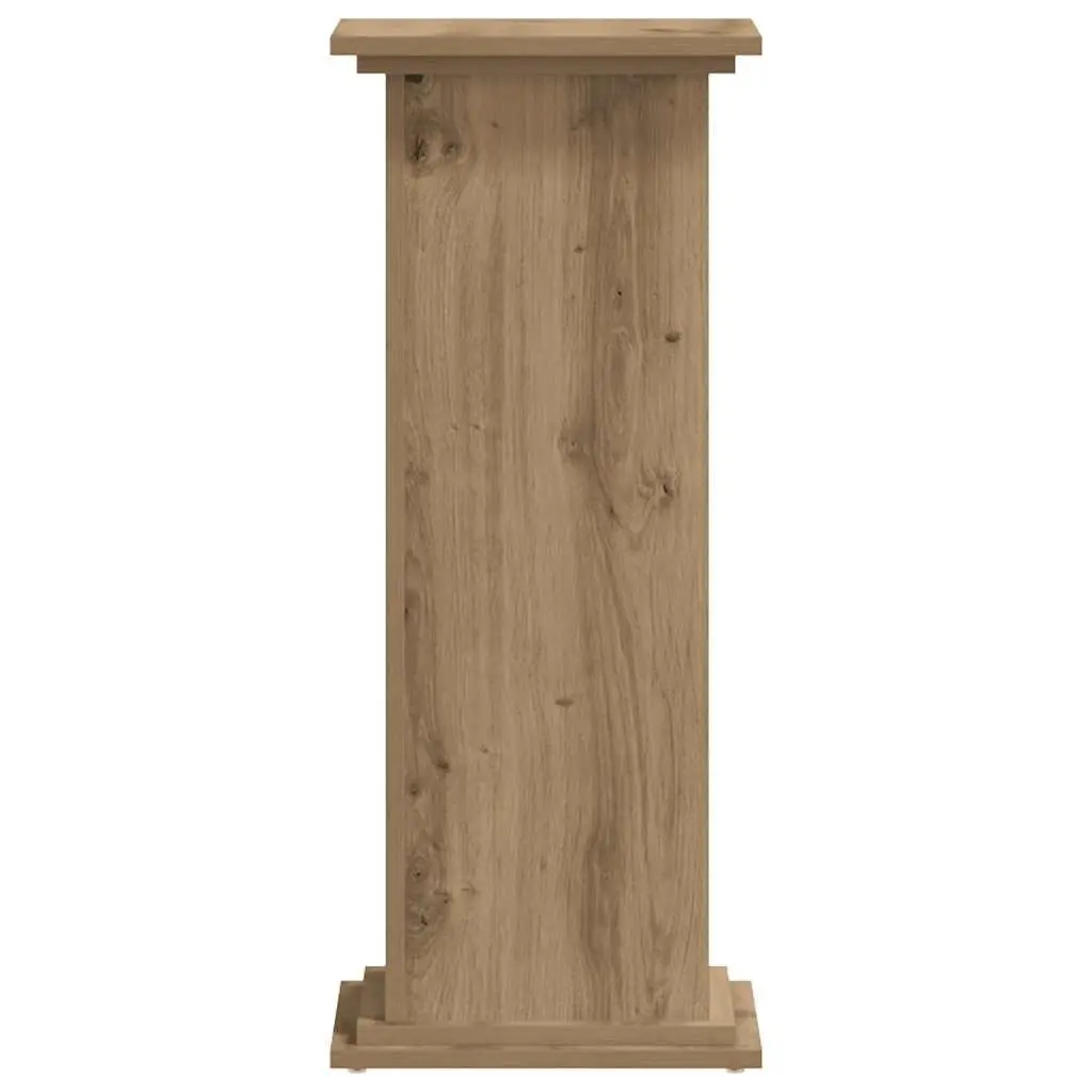 Tall Indoor Plant Stand Brown Engineered Wood 80cm x 33cm x 33cm Display for Flower Pots