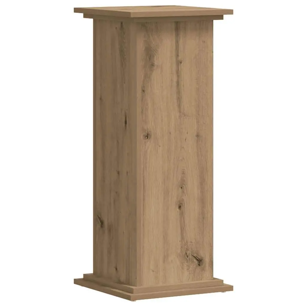 Tall Indoor Plant Stand Brown Engineered Wood 80cm x 33cm x 33cm Display for Flower Pots